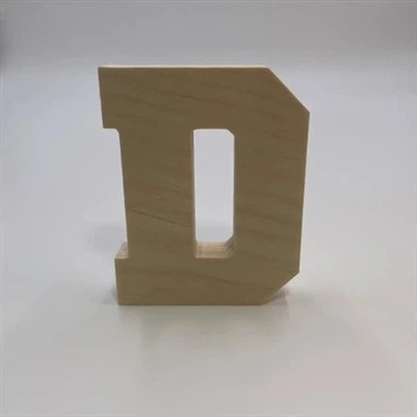 Träbokstav D